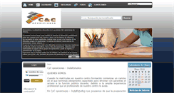Desktop Screenshot of cycoposiciones.com