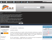 Tablet Screenshot of cycoposiciones.com